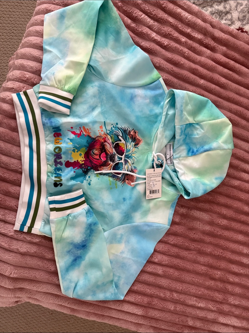 Desire Collection Tie-Dye Hoodie - Kids Small